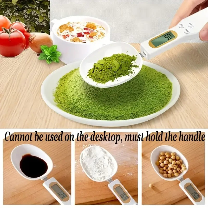Mini Digital Kitchen Spoon Scale - High Precision Scale (500g/0.1g) with LCD screen display 
